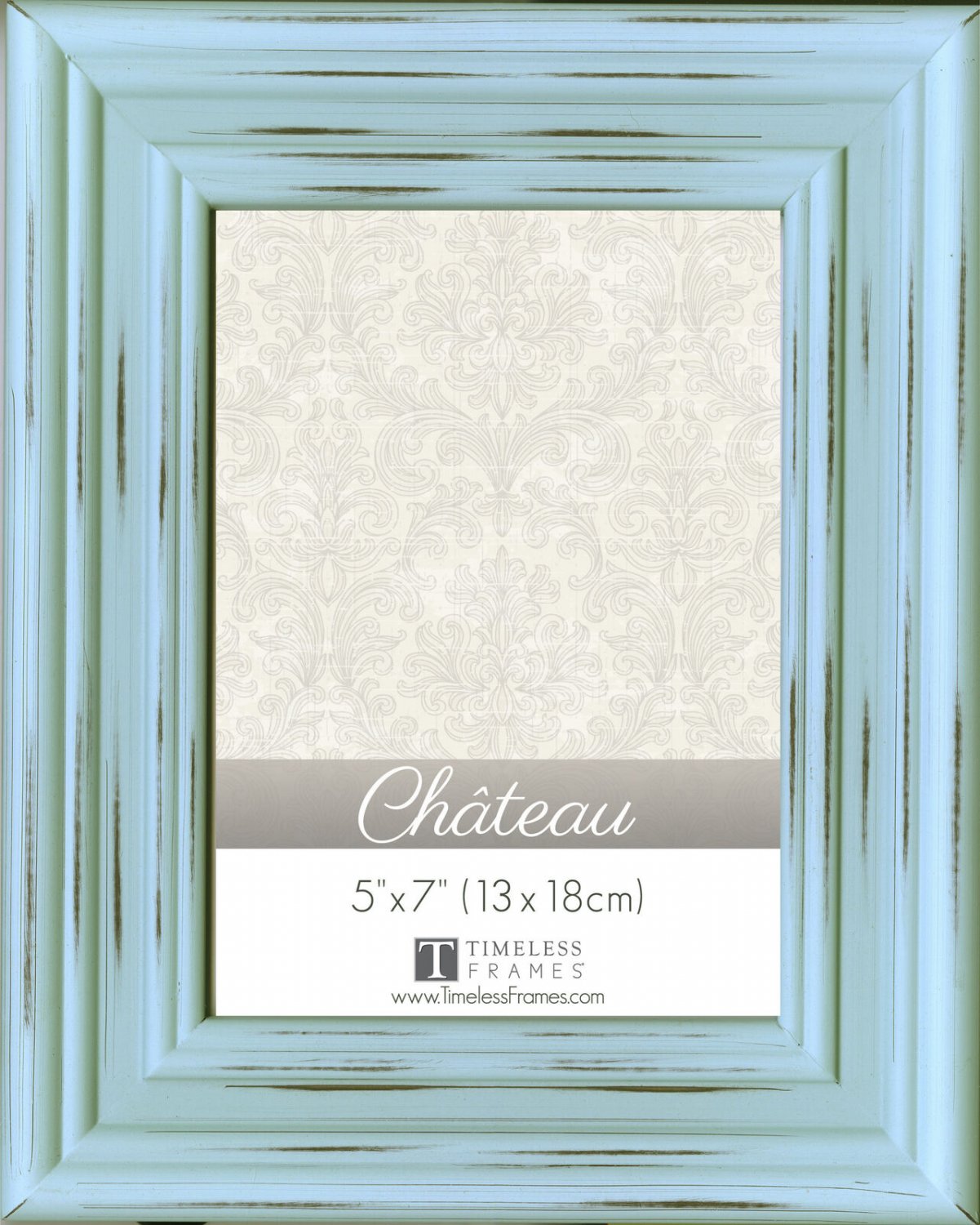 Darice Chateau Distressed Mint Green Painted 5 x 7 Picture Frame