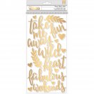 American Craft Collection Thickers With Foil Accents Phrases Foam Dream