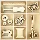 Kaisercraft Themed Mini Wooden Flourishes Treasures
