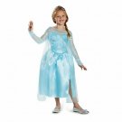 Disguise Frozen Elsa Snow Queen Gown Classic Girls Costume Medium (7-8)