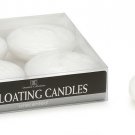 Darice Floating Candles Disk White Unscented  3 inch