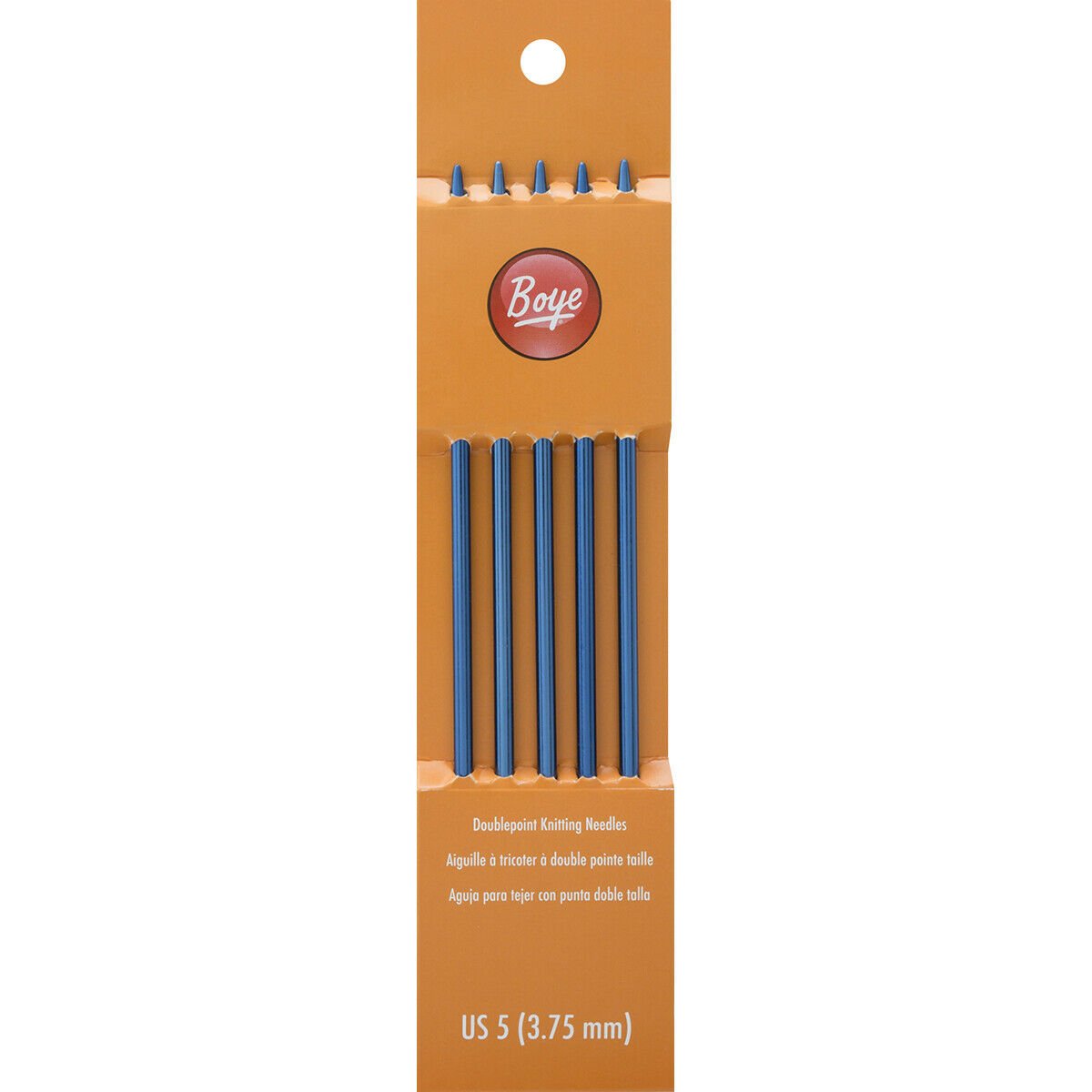 Boye Double Point Aluminum Knitting Needles 7 -Size 5/3.75mm