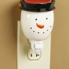 Darice Holiday Ceramic Plug-In Wax Warmer Snowman Design (1 Pack)