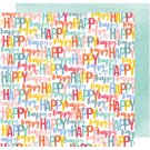 American Craft Oh Happy Life Collection 12 X 12 Double Sided Paper Happy