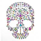 Darice Craft Basics Martha Stewart Crafts Gemstone Skull Sticker 5.5 inches
