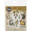 Sizzix Tim Holtz Framelits Dies Crazy Cats