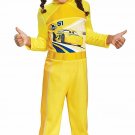 Disguise Cars 3 Cruz Classic Toddler Costume, Yellow, Medium (3T-4T)