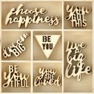 Kaisercraft Themed Mini Wooden Flourishes Be You