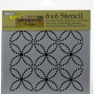 Crafter'S Workshop Template 6"X6"-Dotted Rings
