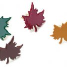 Creative Impressions Painted Metal Paper Fasteners 50/Pkg-Leaves - Fall