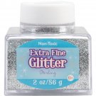 Extra Fine Glitter 2oz-Silver