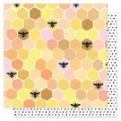 American Crafts 1 Canoe 2 Hazelwood 12X12 Double Sided Paper Sweet As Honey