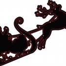 Darice Christmas Craft Dies Santa's Sleigh