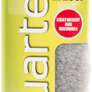 Quartet Whiteboard/Chalkboard Plush Eraser-Black, Molded Plastic Handle