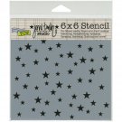 The Crafter's Workshop Random Stars Template, 6-Inch by 6-Inch