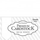 American Crafts Core'dinations - 8.5 x 11 Premium Cardstock White