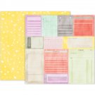 American Craft Pk Paislee Take Me Away Collection 12 X 12 Double Sided Paper 11