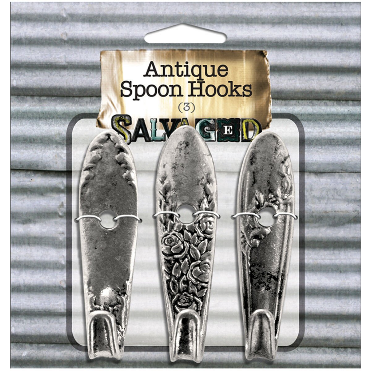 Salvaged Antique Spoon Hooks