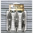 Salvaged Antique Spoon Hooks