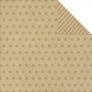 Simple Stories Say Cheese Collection 12 X 12 Double Sided Paper Kraft Dots