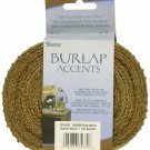 Darice Burlap Ribbon Natural Sewn Edge 2.5 Inches X 10 Yards
