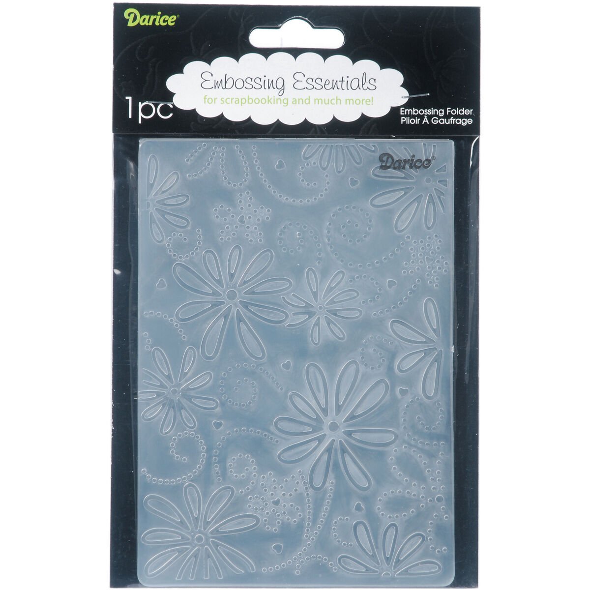 Darice Embossing Folder Large Petal Background 4.25 X 5.75 Inches