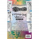 Ranger Dylusions 5 X 8 Inches Coloring SheetsÂ 