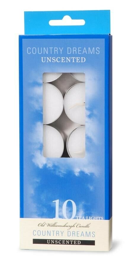Darice Tea Lights Unscented White Silver Cup