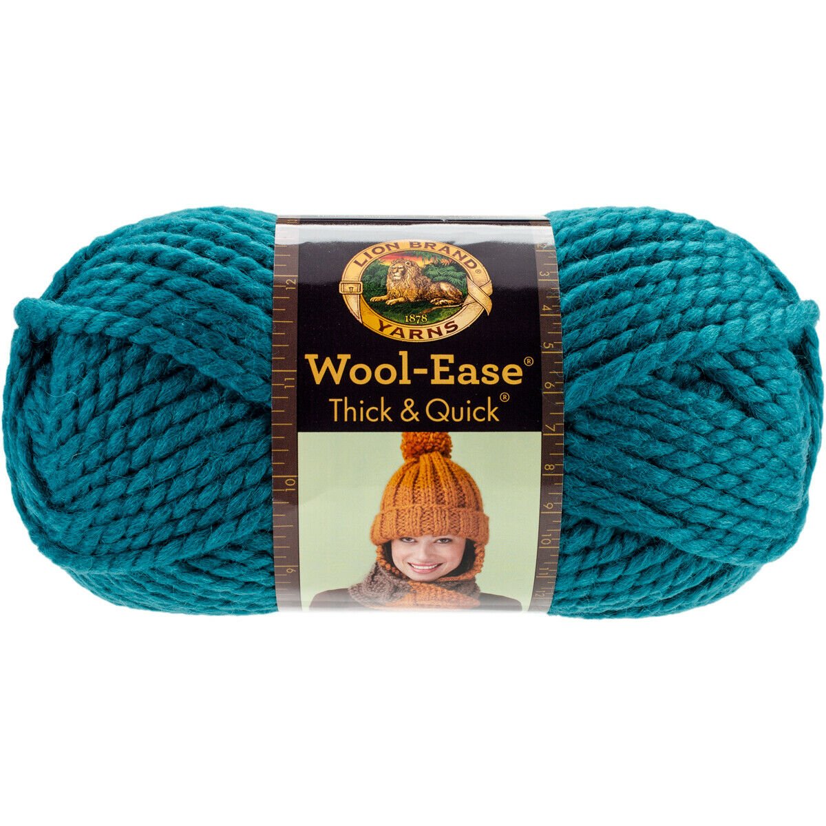 Lion Brand Wool-Ease Thick & Quick Yarn-Peacock