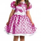 Disguise Disney Clubhouse Minnie Mouse (Pink) Toddler/Child Costume, Large (4-6)