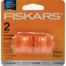 Fiskars Tripletrack High-Profile Titanium Blades 2/Pkg-Straight, Style I