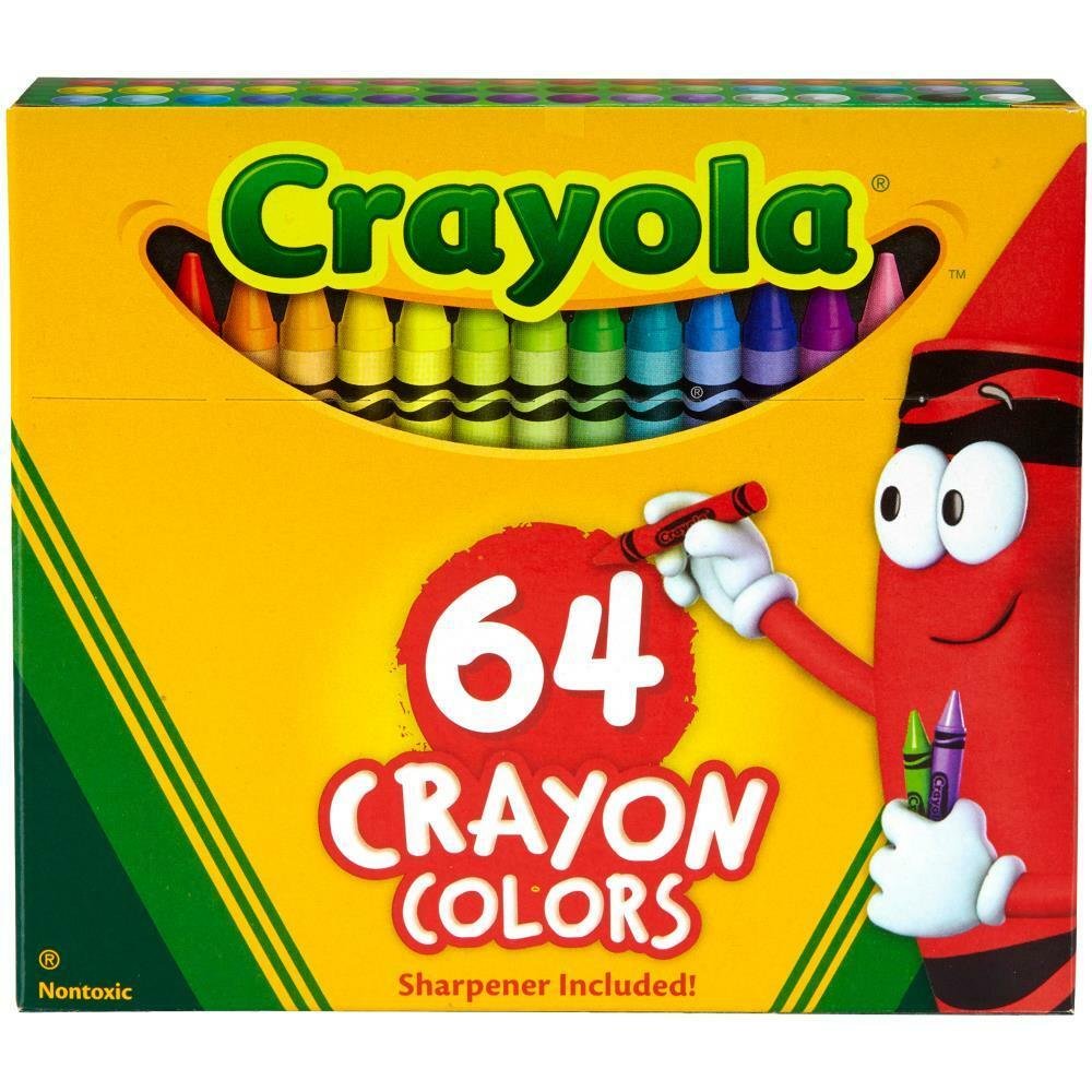 Crayola Crayons Assorted Colors Pack Non-Peggable