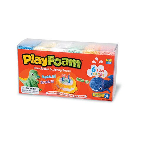 Darice 6 Assorted Color Set Playfoam