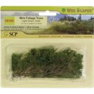 Wire Foliage Trees 1.5" To 3" 24/Pkg-Light Green