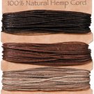 Darice Hemp Cord Set - Assorted Earthy Colors - 120 feet