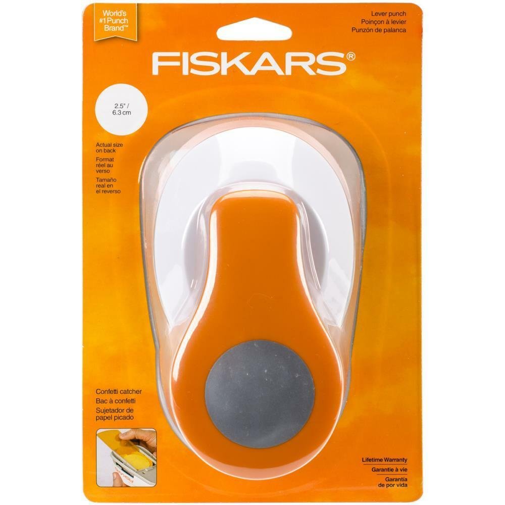 Fiskars Circle Lever Punch, XX-Large 2.5 Inches