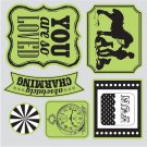 Sizzix Framelits Dies  w/Stamps - This & That, Charming by EP
