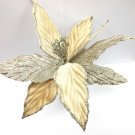 Darice Christmas Pick Velvet Poinsettia 11 Inches