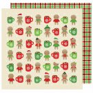 American Crafts All Wrapped Up Christmas 12X12 Double Sided Paper Hot Cocoa