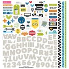 Bella Blvd Alex Collection 12 X 12 Cardstock Stickers Fundamentals