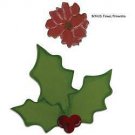 Sizzix Basic Grey Holly And Poinsettia Bigz And Embosslits Dies