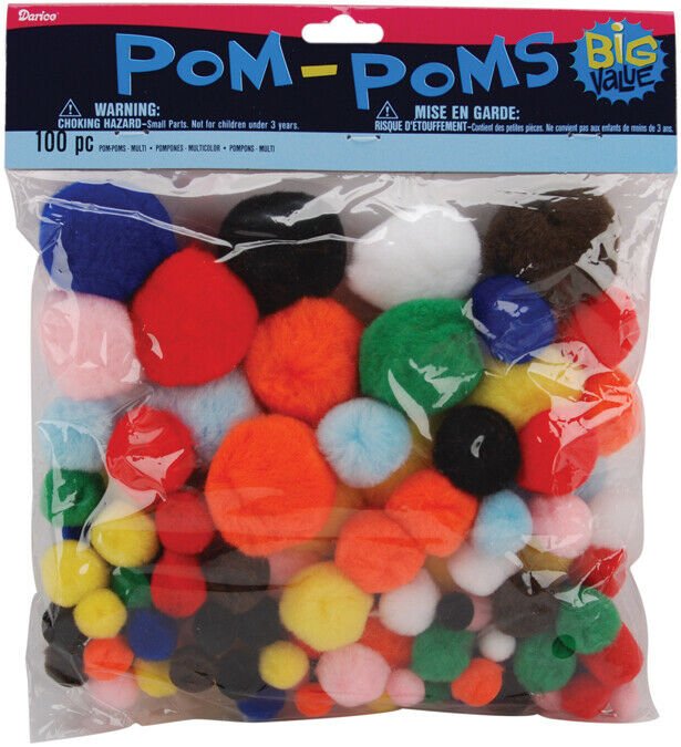 Darice Pom Poms Assorted Variety Pack