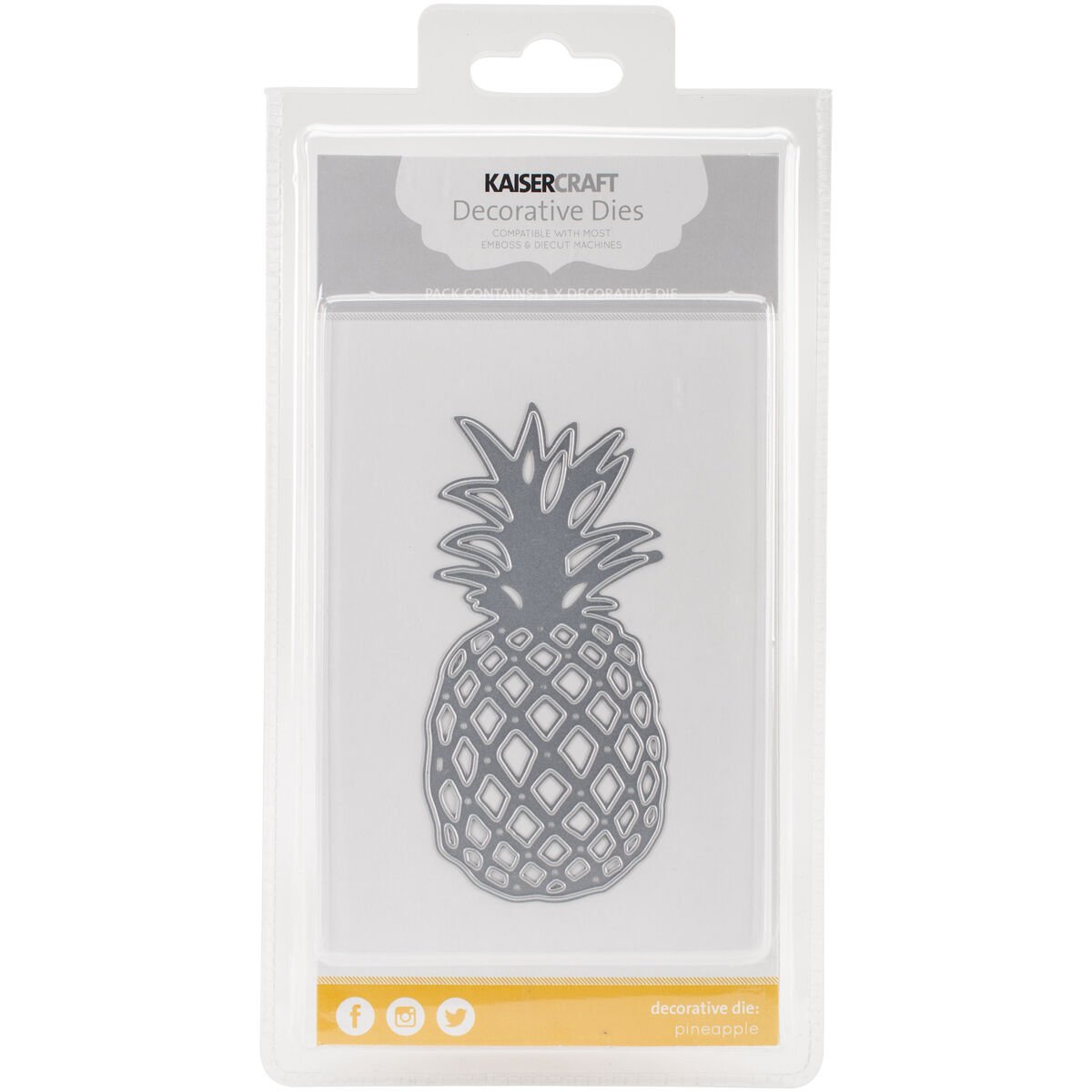 Kaiser Craft Decorative Dies Pineapple