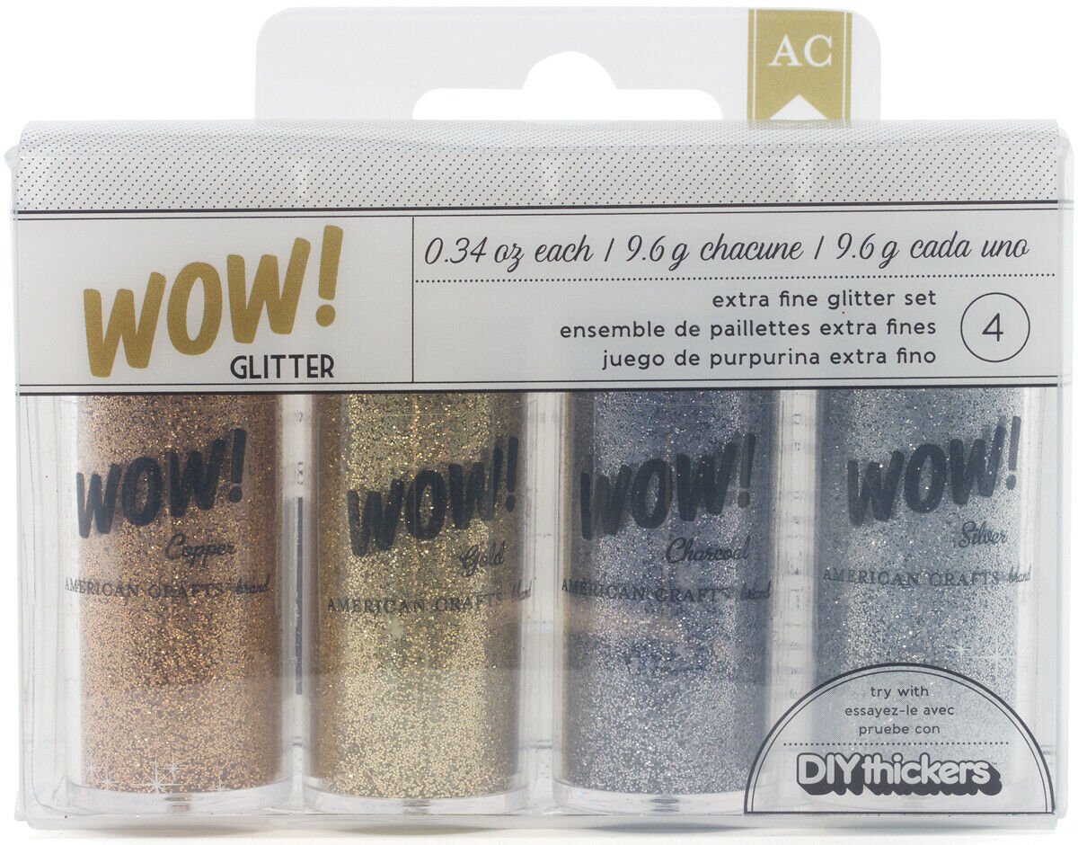 American Crafts Wow Extra Fe Glitter Set Everyday 1