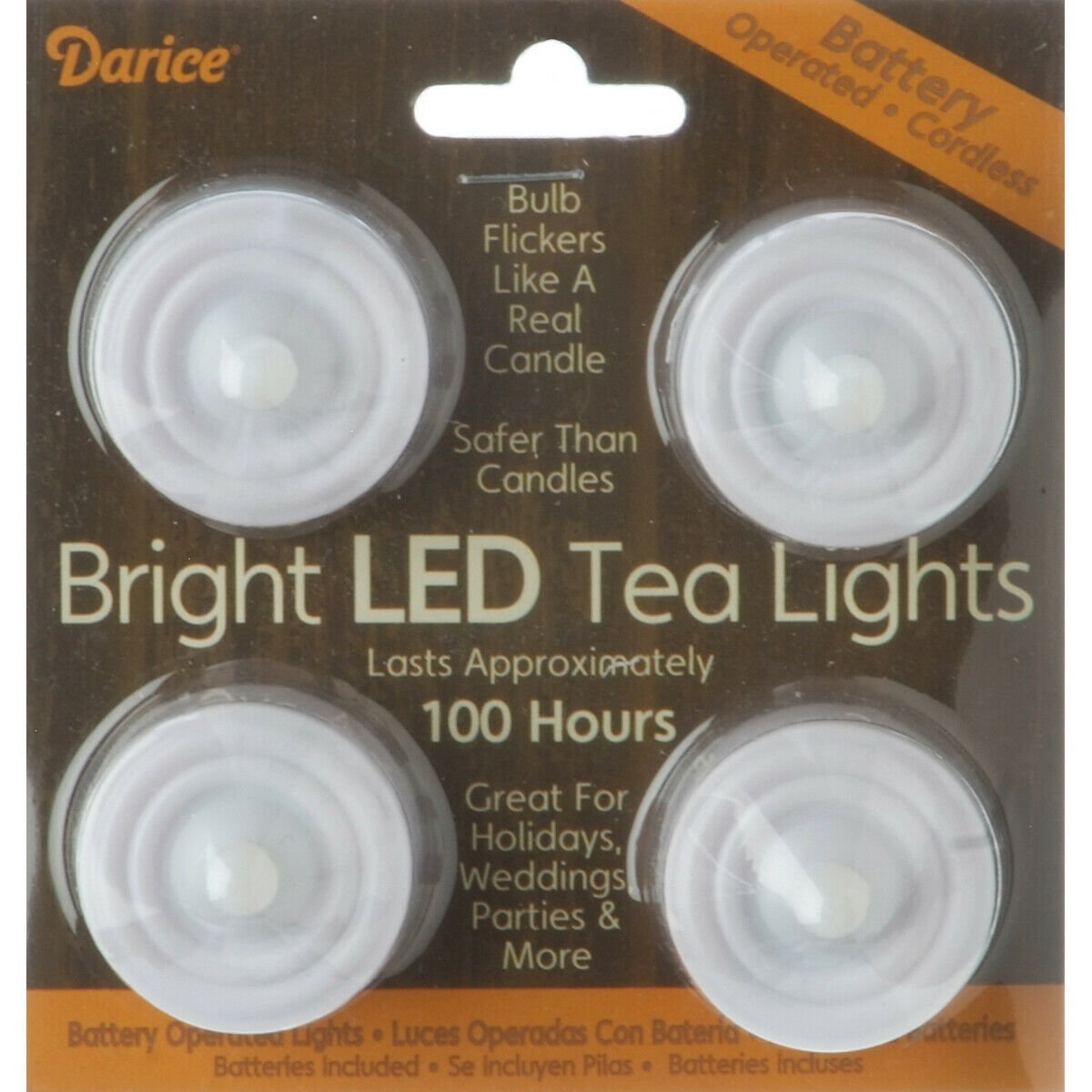 Darice LED Tea Lights White