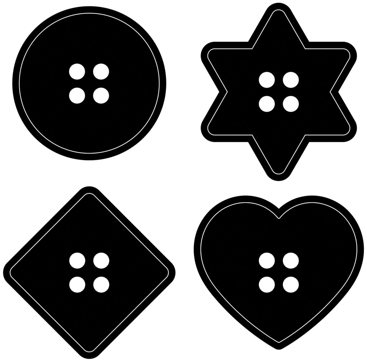 Darice Embossing Essentials Dies Buttons