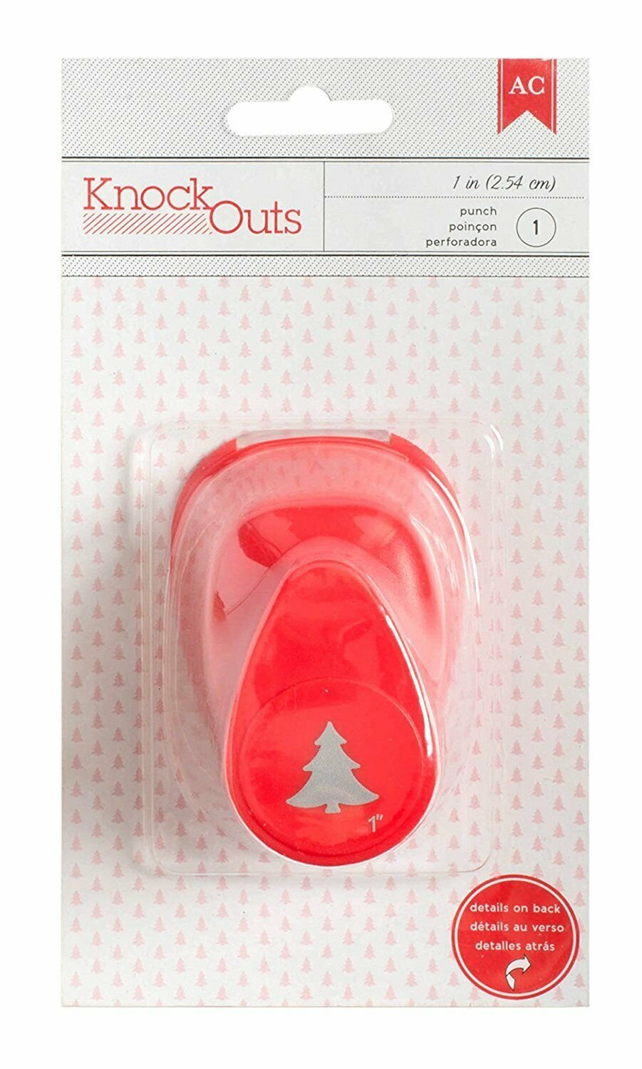 American Crafts Knock Outs Deck the Halls Christmas Mini Punch Christmas Tree