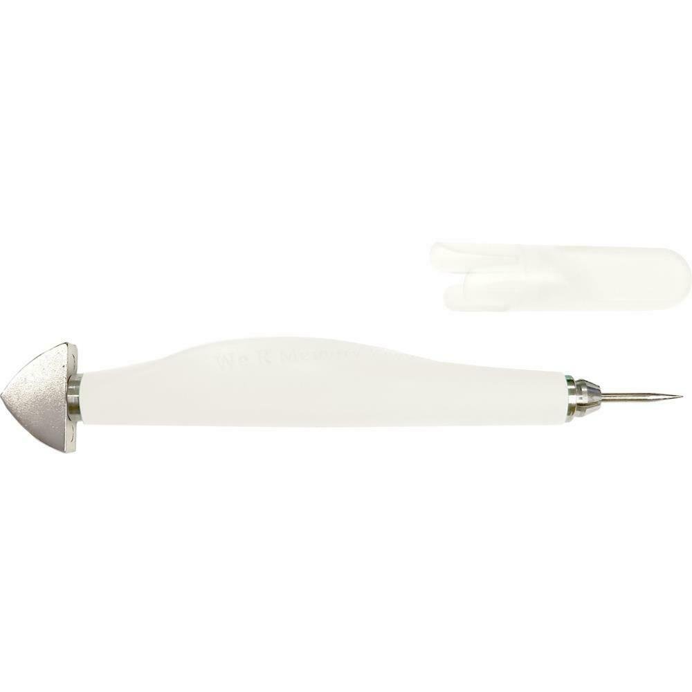 American Crafts We R Memory Keepers Brad Setter & Piercing Tool, White