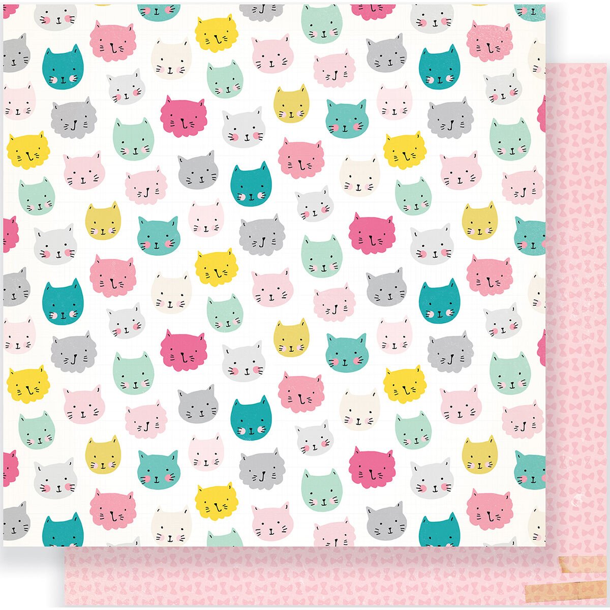 American Craft Crate Paper Cute Girl Collection 12 X 12 Double Sided Paper Sassy