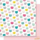 American Craft Crate Paper Cute Girl Collection 12 X 12 Double Sided Paper Sassy